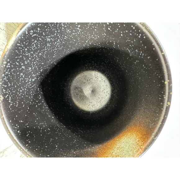 Japanese Ceramic Tea Cups Yunomi Set Two Pair Coffee Brown Beige Mug Vintage‎ - Picture 10 of 12